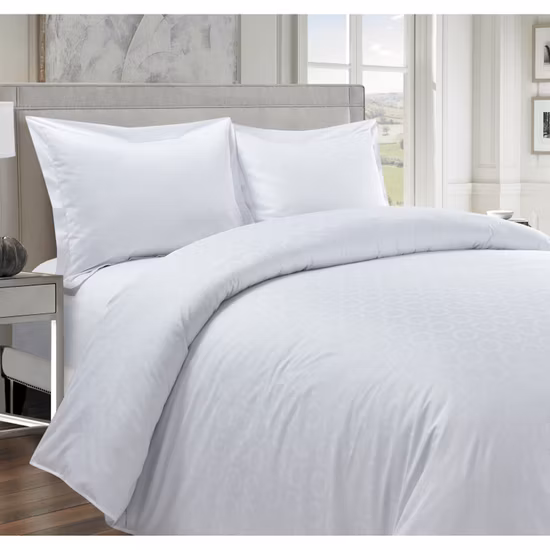 꼬집음 주름 이불 커버 술 디자인 침구 세트 지퍼 부드러운 폴리에스테르 이불 커버